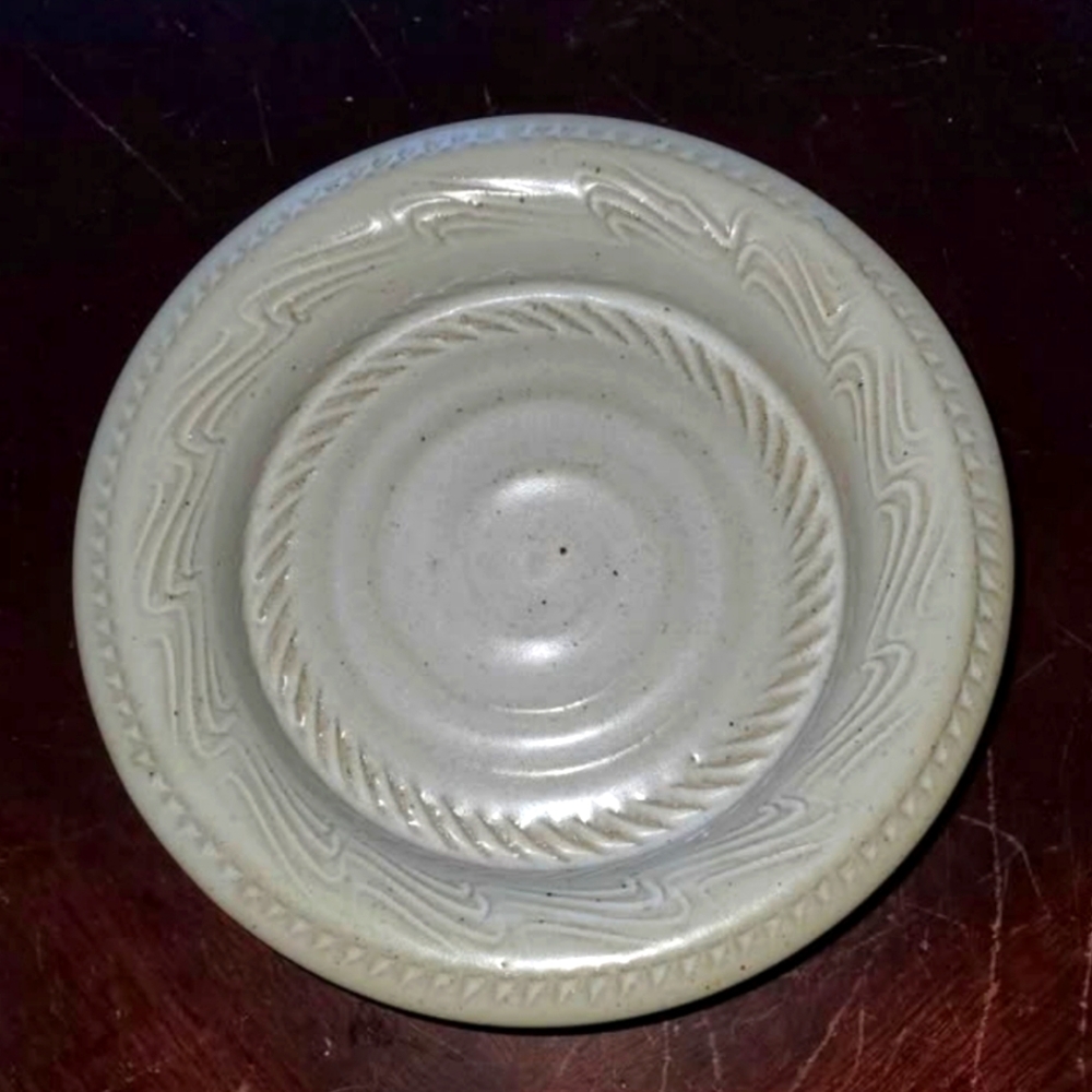 Hand thrown ceramic trinket dish. Never used.